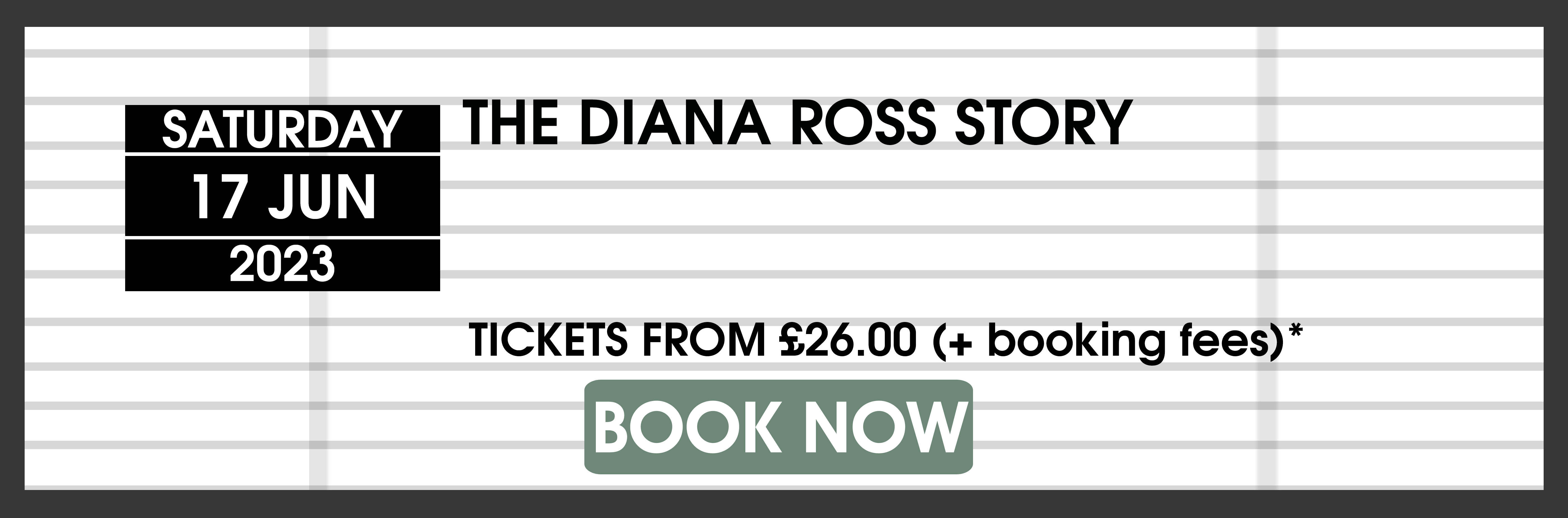 23.06.17 Diana Ross BOOK NOW