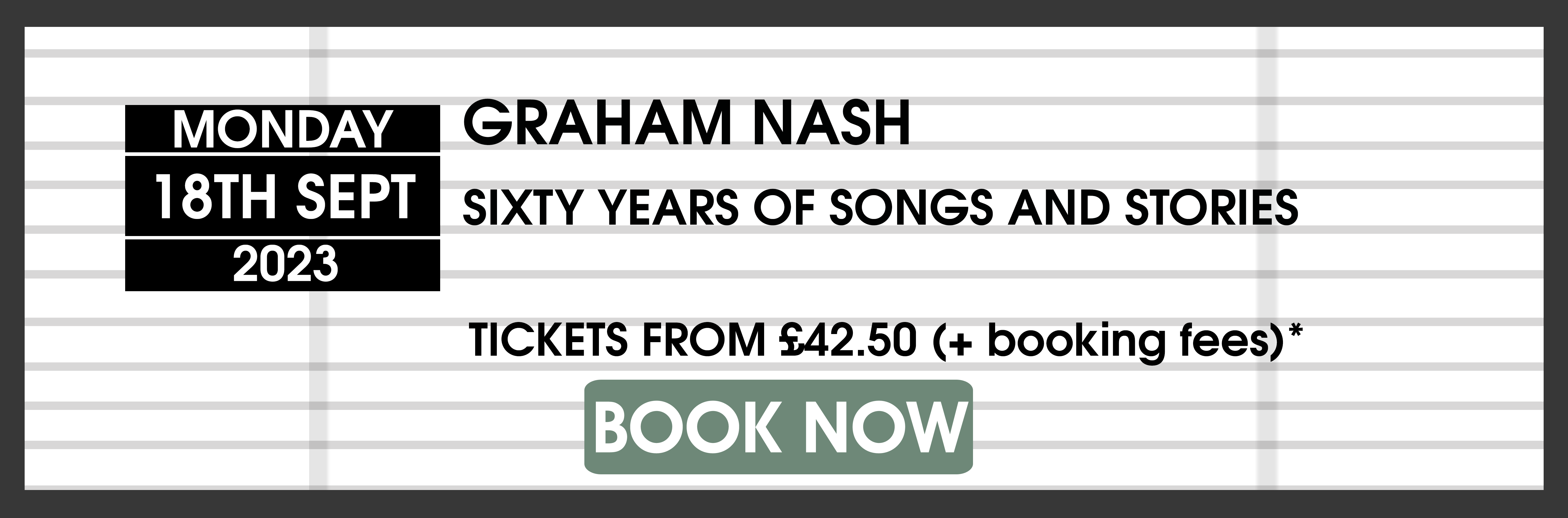 23.09.18 Graham Nash BOOK NOW