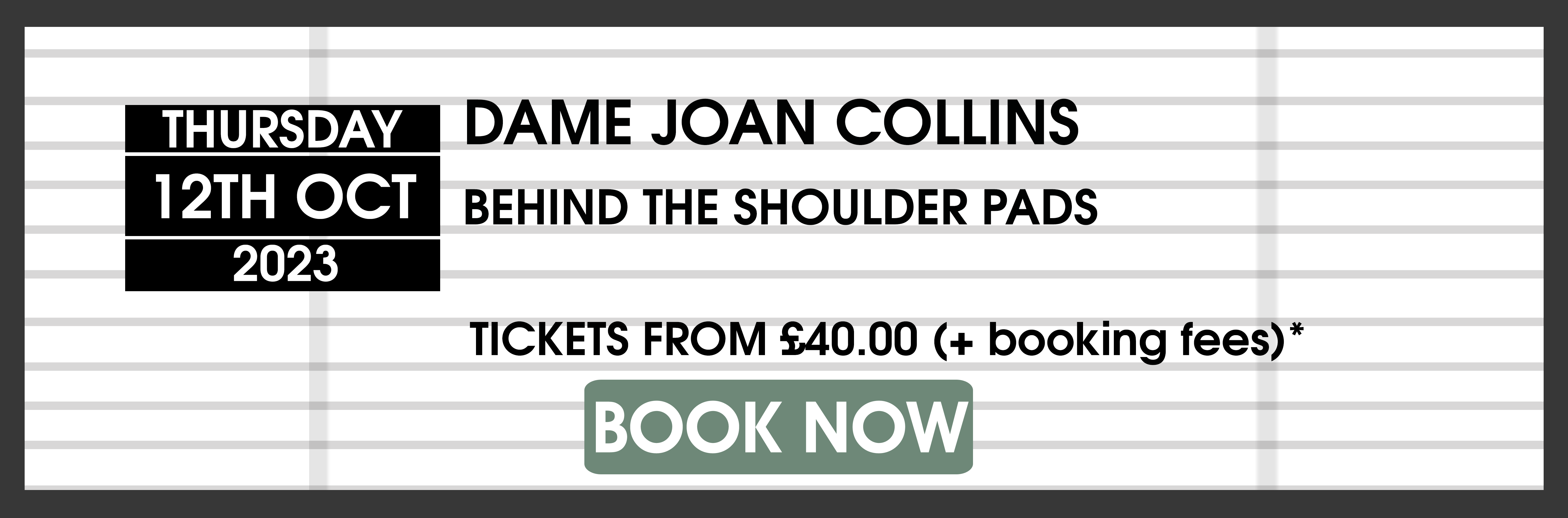 12.10.23 Dame Joan Collins BOO